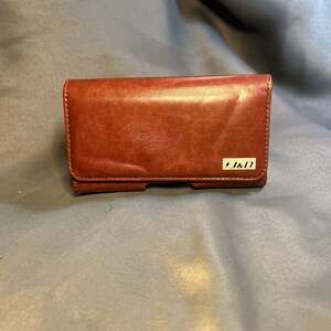 J&D Tech PU Leather Cell Phone Holster with Belt Clip and ID Wallet Slot